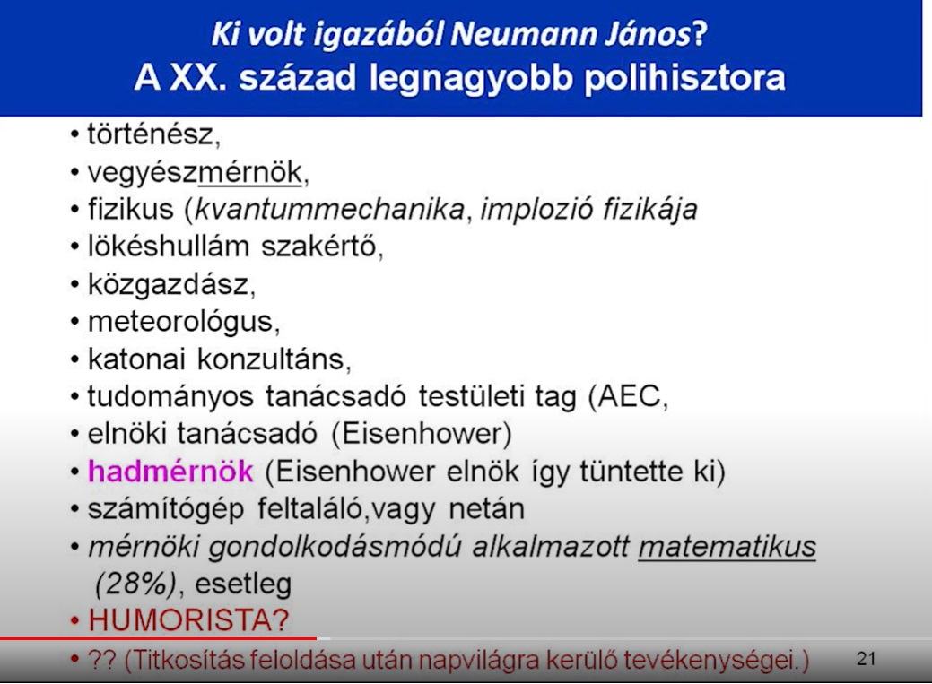 Varga János - Egy magyar marslakó – Neumann János életműve